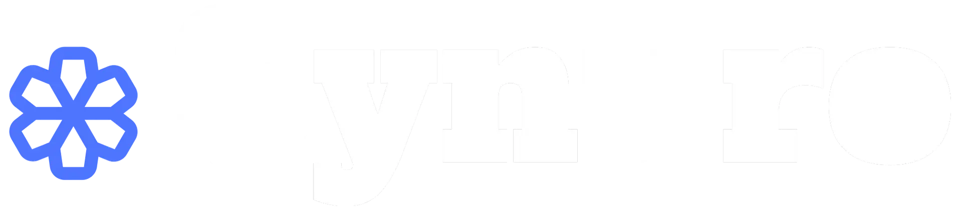 synuro high resolution logo transparent white